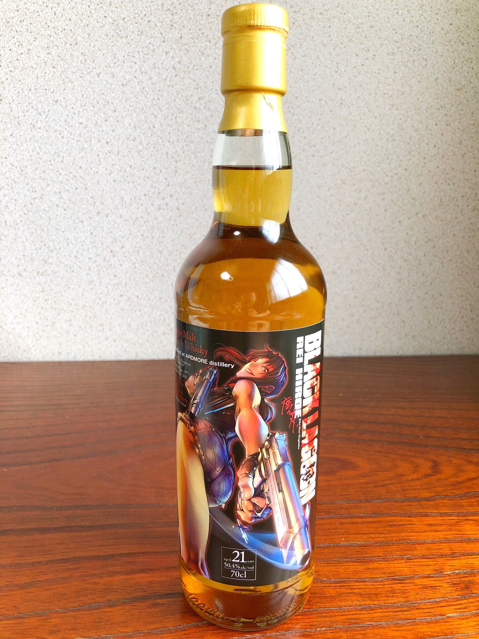 ブラックラグーン レヴィラベル アードモア 21年 ARDMORE ブラックラグーン レヴィラベル アードモア 21年 ARDMORE