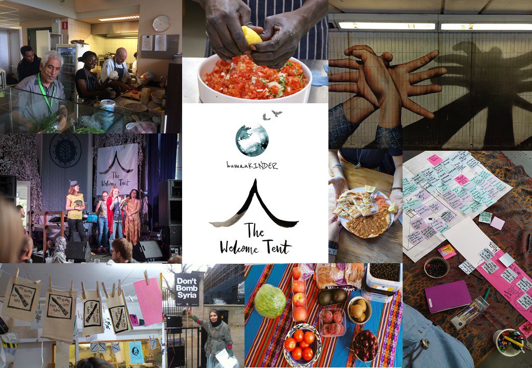 Shortlisted for the #Dundeed2019 competition, The Welcome Tent by Debalina Bera, is an ex-army catering tent repurposed to be used as a space to bring uprooted people together over food and cooking. inda.ba/301JXJY