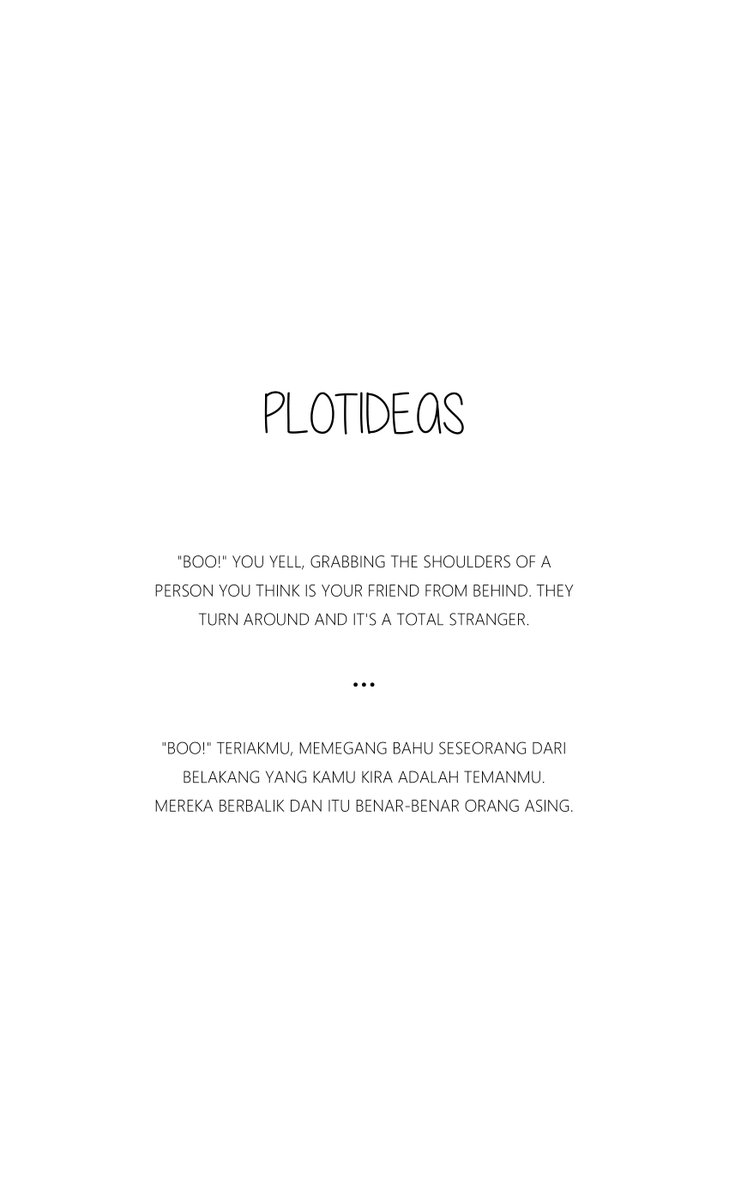 Plot Ideas. tweet media