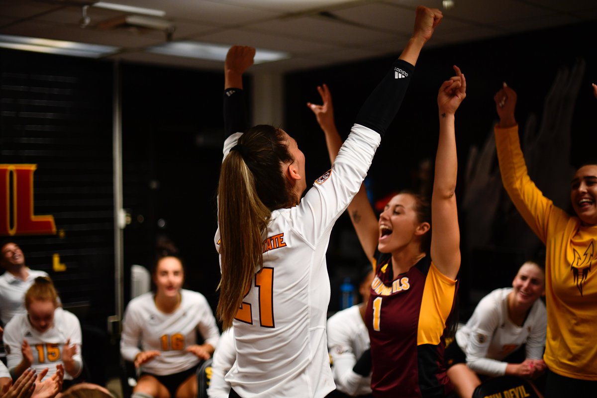 NCAA Women's Volleyball (@ncaavolleyball) on Twitter photo ๐ฝ๐๐๐๐๐๐ ๐๐๐ ๐๐๐๐๐ ๐
#NCAAVB
(via <a href="/SunDevilVB/">Sun Devil Volleyball</a>) ๐ฝ๐๐๐๐๐๐ ๐๐๐ ๐๐๐๐๐ ๐
#NCAAVB
(via <a href="/SunDevilVB/">Sun Devil Volleyball</a>)