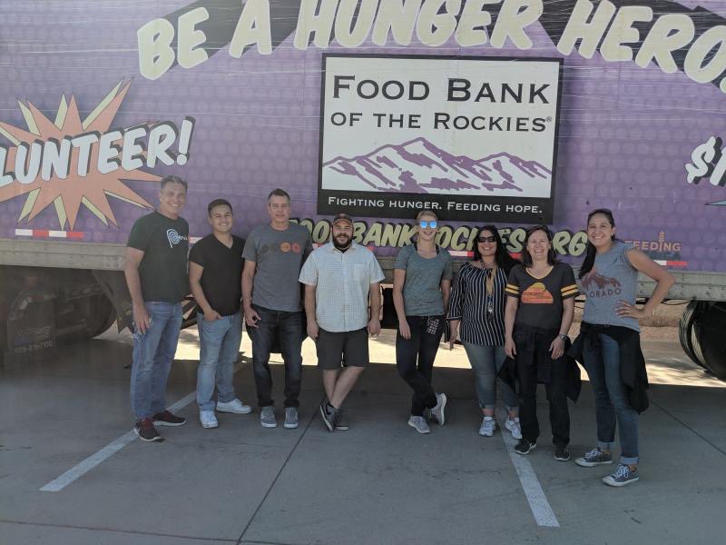 Great working with some First Westerners at the #FoodBankoftheRockies last week.  Pulled #together as #ateam and put together hundreds of bags or boxes of food. #letsdomore #Grateful #FirstWesternTrust