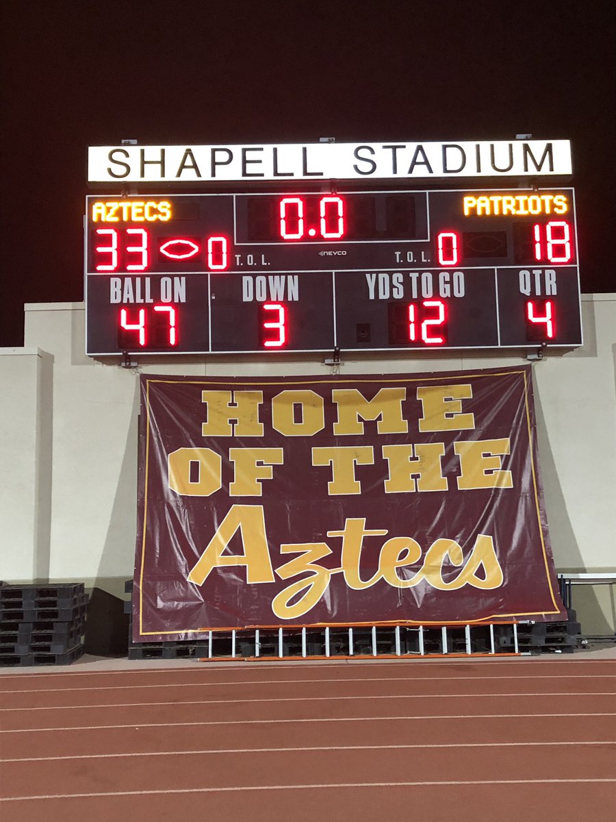 Aztecs Win... 4-1 record!@EsperanzaAthlet <a href="/pylusd/">Placentia-Yorba Linda USD</a>