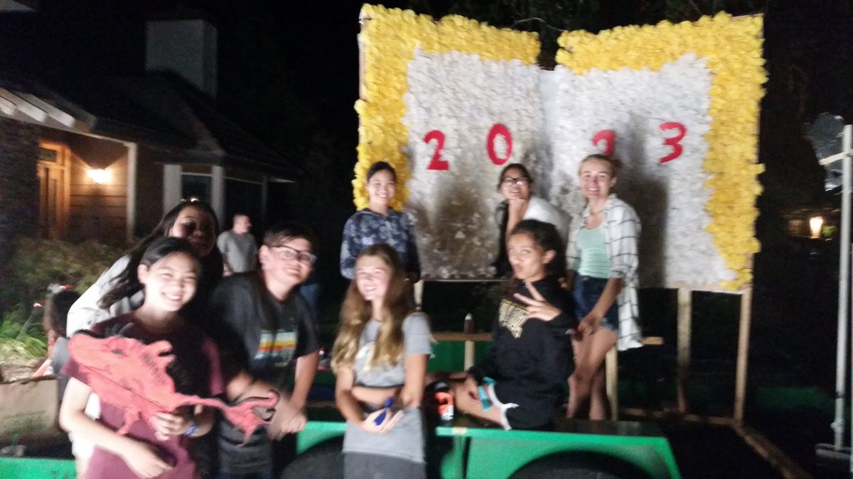 Float building!!! Homecoming 2019.