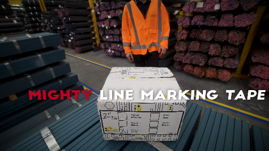 Cotewell1's tweet photo. Unbox the possibility of the Mighty Line Marking Tape. The only tape made to withstand heavy traffic environments that comes with a 3-year warranty.

#cotewell #warehouses #workshops #carparks #linemarking #internallinemarking #mightylinetape #flooringtape https://t.co/kU6TmniXL5