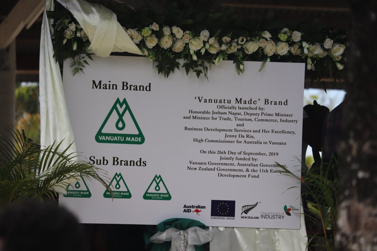 talemaot's tweet photo. "Don't be a statistic, choose local, buy Vanuatu Made" - Moses Amos, DG MALFFB. #vanuatugrown #vanuatumade #MALFFB #DARD #talemaotagrikalja https://t.co/S0BZLW9Sd9