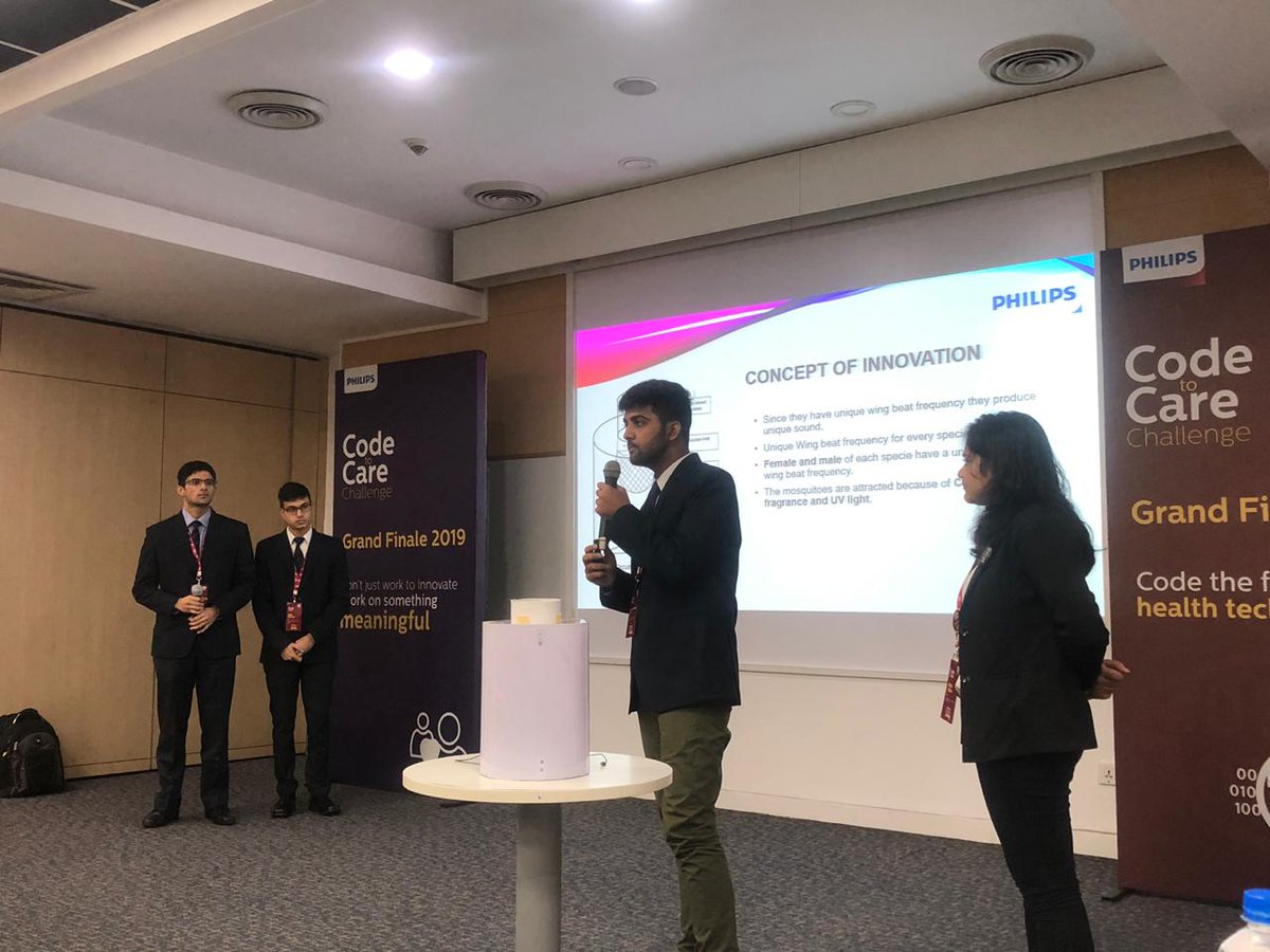 PhilipsBlore's tweet photo. #YoungInnovators from #ArmyInstituteOfTechnology Pune, sharing their ideas at #PhilipsHackathon. 
#CodeToCare 

@HRPhilips @HareeshaPrabhu @pallavinanda16 @TejaswiniChalam https://t.co/JETKxRuZUo