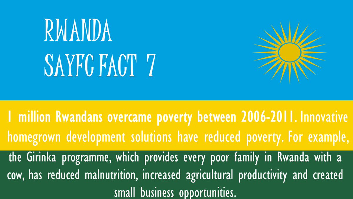 <a href="/SAYFC/">SAYFC</a> are in the middle of hosting <a href="/ryaf_agribiz/">Rwanda Youth In Agribusiness Forum</a> group and what better to highlight this than some facts!