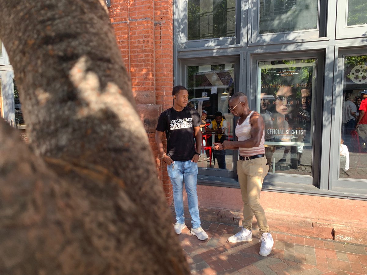 MSUMPPD's tweet image. Caught house music legend DJ Thommy Davis &amp;amp; the future of house music Jordan Pope having a chat outside of the Charles Theater. Be on the look out for #MusicLiberated