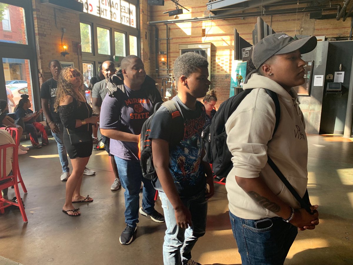 MSUMPPD's tweet image. #MPPD sponsored a trip for students to see Stanley Nelson’s   Miles Davis: Birth of the Cool at the Charles Theater 🔷🔶