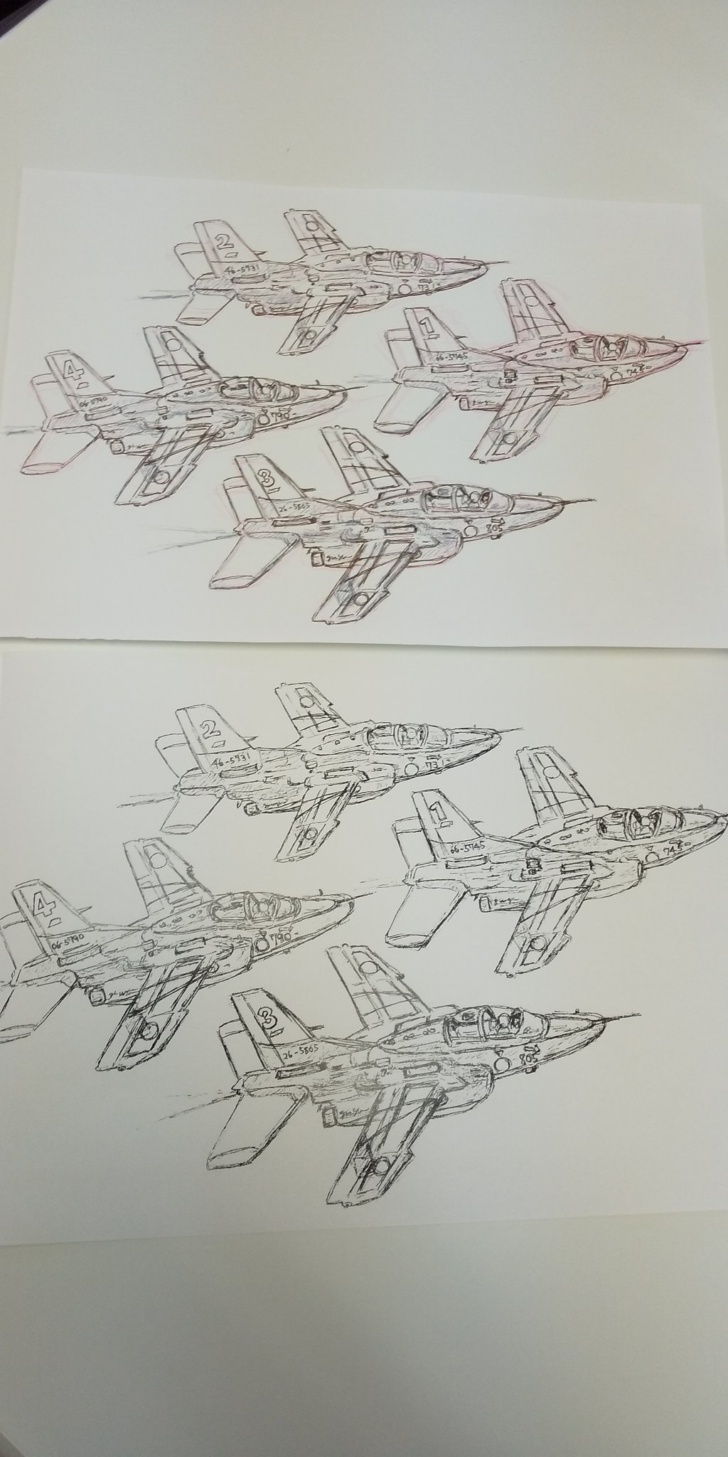 O Xrhsths ねこい 元ギャラリーねこい 7月日亀田イオンカルチャースクールで水彩色鉛筆塗り絵教室をします Sto Twitter 本日のイラスト紹介 カッコいい飛行機のお写真を頂いたのでぬりえ用に描いています 後で子供達が塗っても大丈夫かチェックしながら見本を作