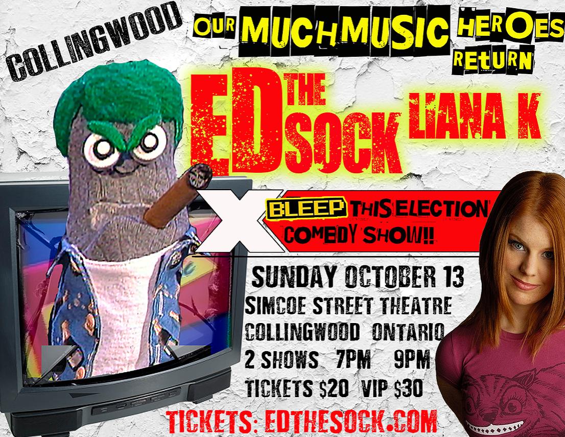 EdtheSock's tweet photo. #CollingwoodOntario #BarrieOntario

Ed &amp; Red Return: LIVE!

@RedLianaK and I doing TWO Shows at Simcoe Street Theatre - 7 and 9 pm - Get your tickets at https://t.co/CaNL0O7Kof and invite your Friends to the Facebook Event:

https://t.co/mpwK6r1Wmf

@thepeakfm #GeorgianTriangle https://t.co/aACZP6oeo4