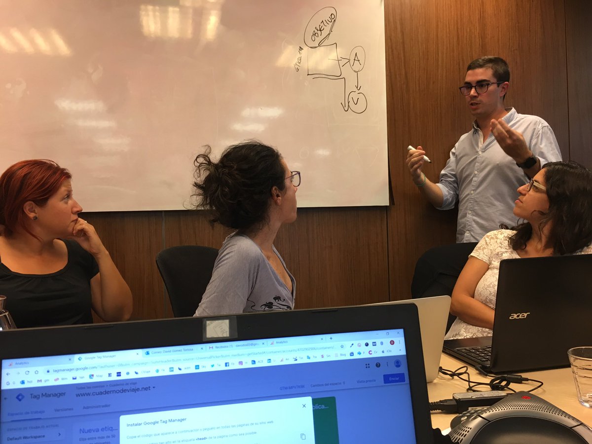 cuadernodavid's tweet image. Ayer profundizamos aún más en #GoogleAnalitics y #TagManager de la mano de César e @InterMundial_ES. Ahora nos toca poner todo esto en práctica 😅