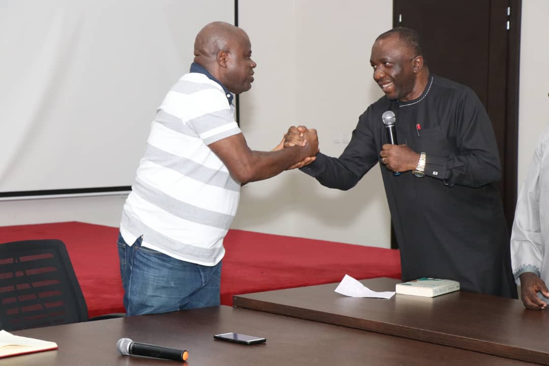 DiriSupport's tweet photo. National Chairman of African Democratic Party (ADC), Chief Ralph Nwosu alongside the State Executives endorse Senator Douye Diri( PDP standard bearer)  for the November 16, governorship election in Bayelsa State.
@iamDouyeDiri 
@erefitei 
@iamHSDickson https://t.co/wBujSsx1Sg