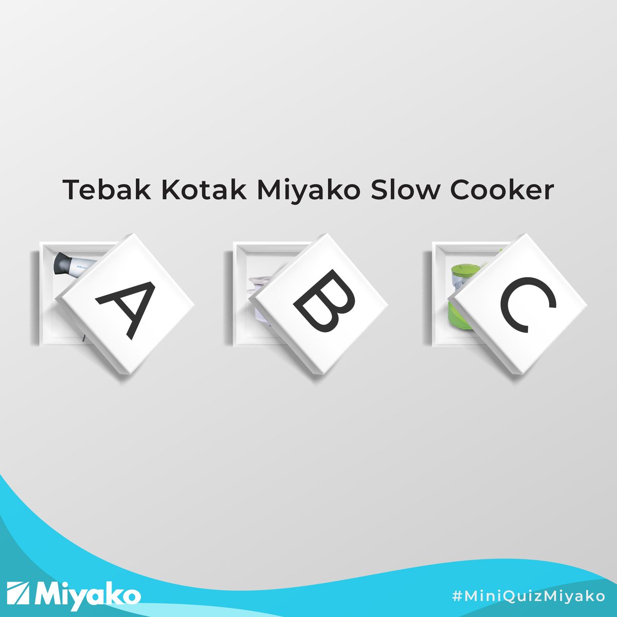 Miyako_Indo's tweet image. Menangkan hadiah menarik dari MIYAKO untuk 9 orang pemenang! (masing-masing 3 pemenang untuk Facebook, Twitter, dan Instagram)
Keputusan pemenang bersifat mutlak dan tidak dapat diganggu gugat.
Yuk jawab semenarik mungkin!
.
#MIYAKOdulu
#MiyakoSlowCooker
#PracticallyPerfect