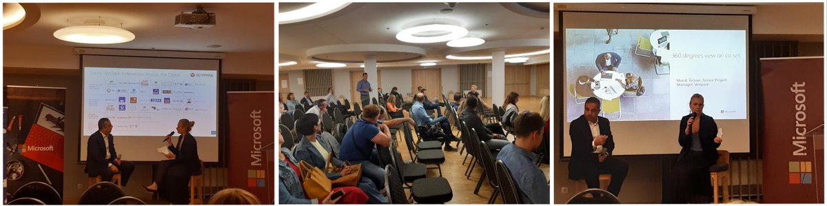 InSky_Solutions's tweet photo. Jučer je održan tradicionalni Microsoft Partner Day na kojemu je uz mnoštvo partnera bio prisutan i InSky Solutions.

Na temu implementacije Microsoft Dynamics-a u korporativni segment Erste banka-e govorili su CEO InSky-a Trpimir Kvesić i Projekt Manager Veripark-a, Murat Tekcan https://t.co/9fQlo9VTFE