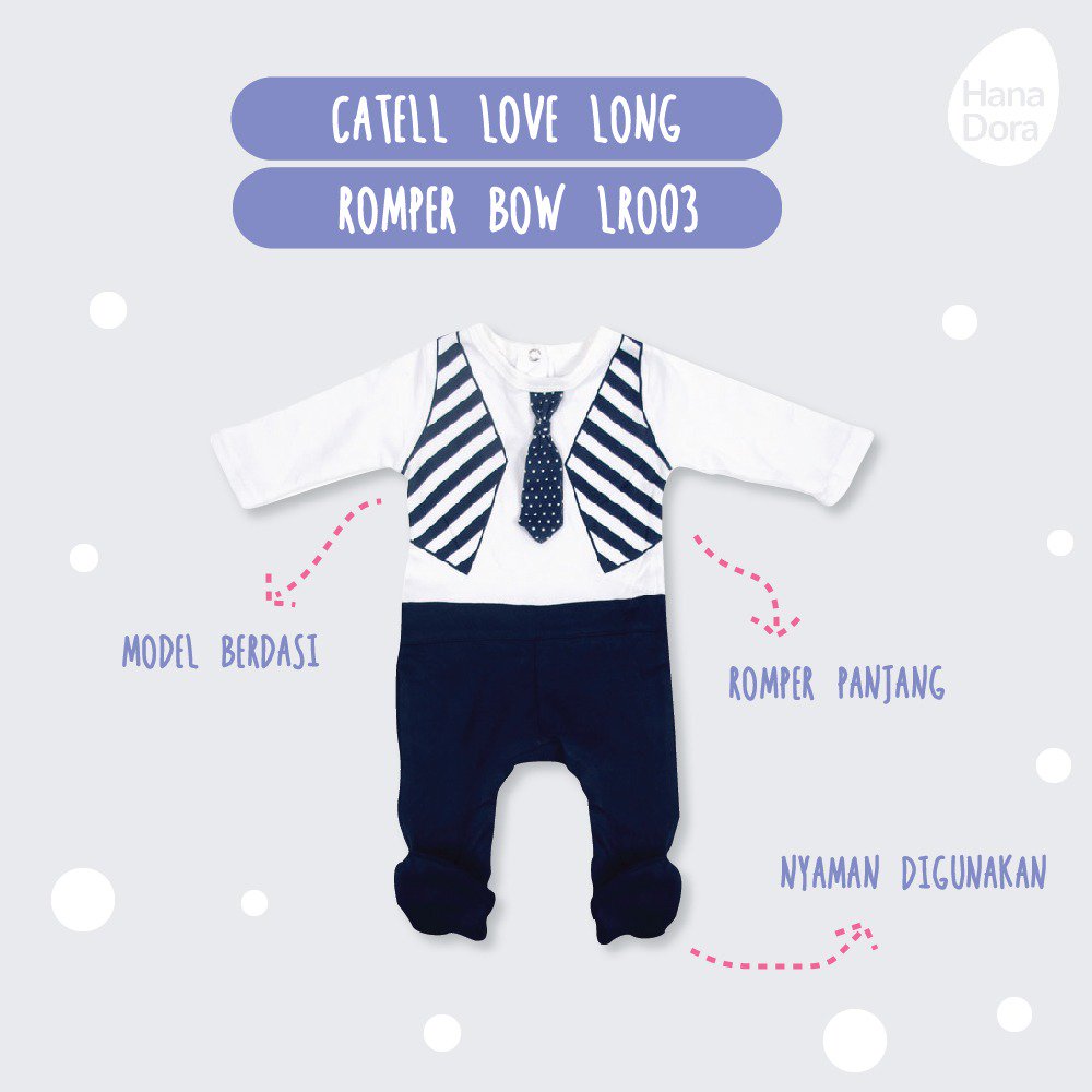 Hanadora_com's tweet photo. Pilihan baju pesta untuk baby boy lainnya yang bisa Moms kenakan pada si Kecil. Catell Love Long Romper Bow LR003 ini hadir dengan desain romper dan model berdasi. Cute!
Moms bisa membelinya di https://t.co/RjOhsAW9RY atau WhatsApp: 0816970677
.
.
.
.
.
#hanadora #romperbayi https://t.co/7WfOiFiaYw