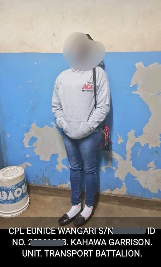 SkyThe5th's tweet photo. 3 Police Constables; Simon Gichui, Florence Karuku & Caroline Waithera, a KDF Corporal Eunice Wangari were last night arrested by #SCPU Detectives in Connection with the ATM Heist at Nairobi West. Via @DCI_Kenya
Who recruited thieves in our forces?. #StopTheseThieves https://t.co/n8wlu4ueCB