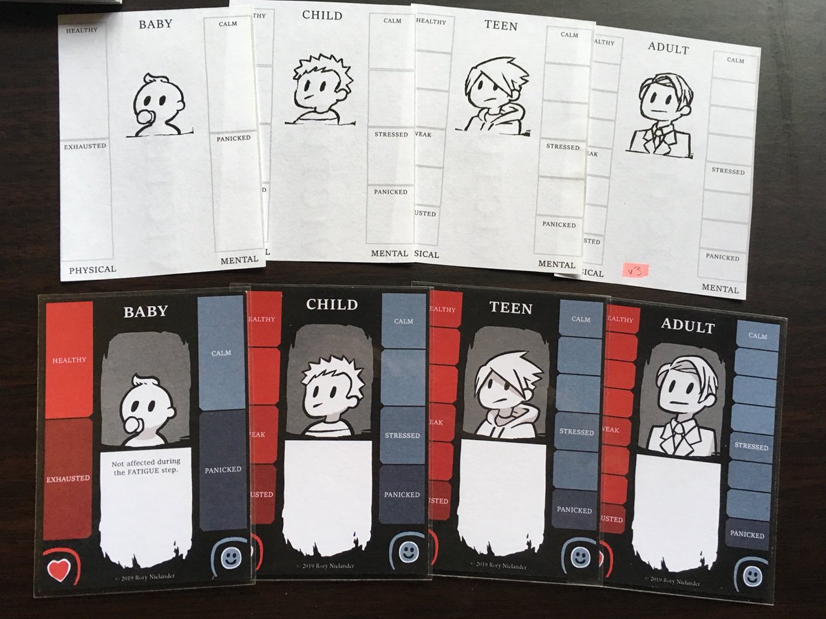 deadandgonegame's tweet photo. A little peek at the development of the residents (your potential prey) in DEAD+GONE. They come in all shapes and sizes but they’re all victims in the end. 

Kickstarter for DEAD+GONE: A Competitive Horror Game ends on Oct 1st!

#halloween #horror #cardgames #kickstarter https://t.co/KbrvTfn8rA