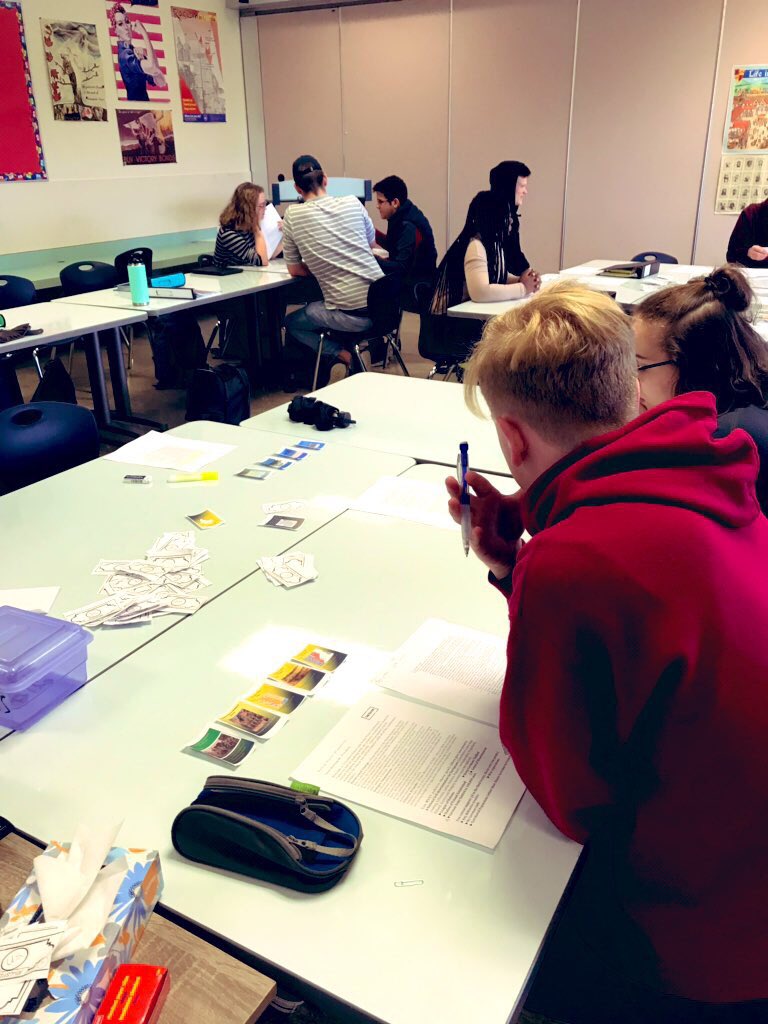 WGSocialstudies's tweet photo. Can they negotiate a better deal? 20th Century World History students take a crack at negotiating the terms of the Treaty of Versailles. @sd35wgss #think35 #bced https://t.co/9AXIfjY7Ib