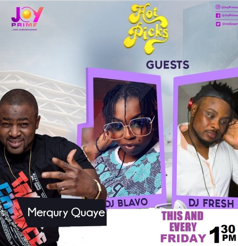 FreshDJ_gh's tweet photo. Don't get too busy with work. Make time with us Let's jam to good music on Joy Prime from 1:30pm - 2:30pm
Good morning.
#HotPicks #FreshDj https://t.co/8SlpCjLYgM