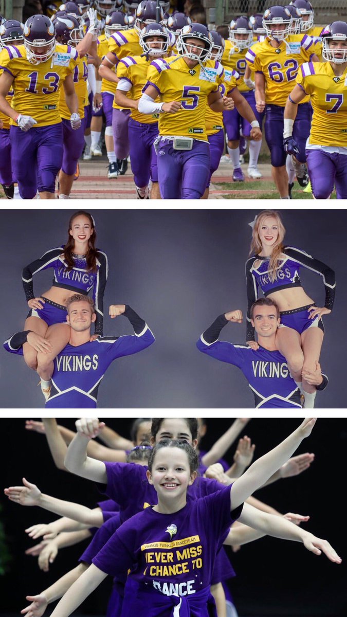 ViennaVikings's tweet photo. You like Football, Cheerleading or Cheerdance?  Come to our #DaciaVikings Tryout! Become a Viking! 
👉🏽 Today at 5pm
👉🏽 Ravein Footballzentrum, 1110 Vienna.
#EuropeanWeekofSport #BeActive #BleedPurple #ClubToJoin https://t.co/GHHjFntpwf