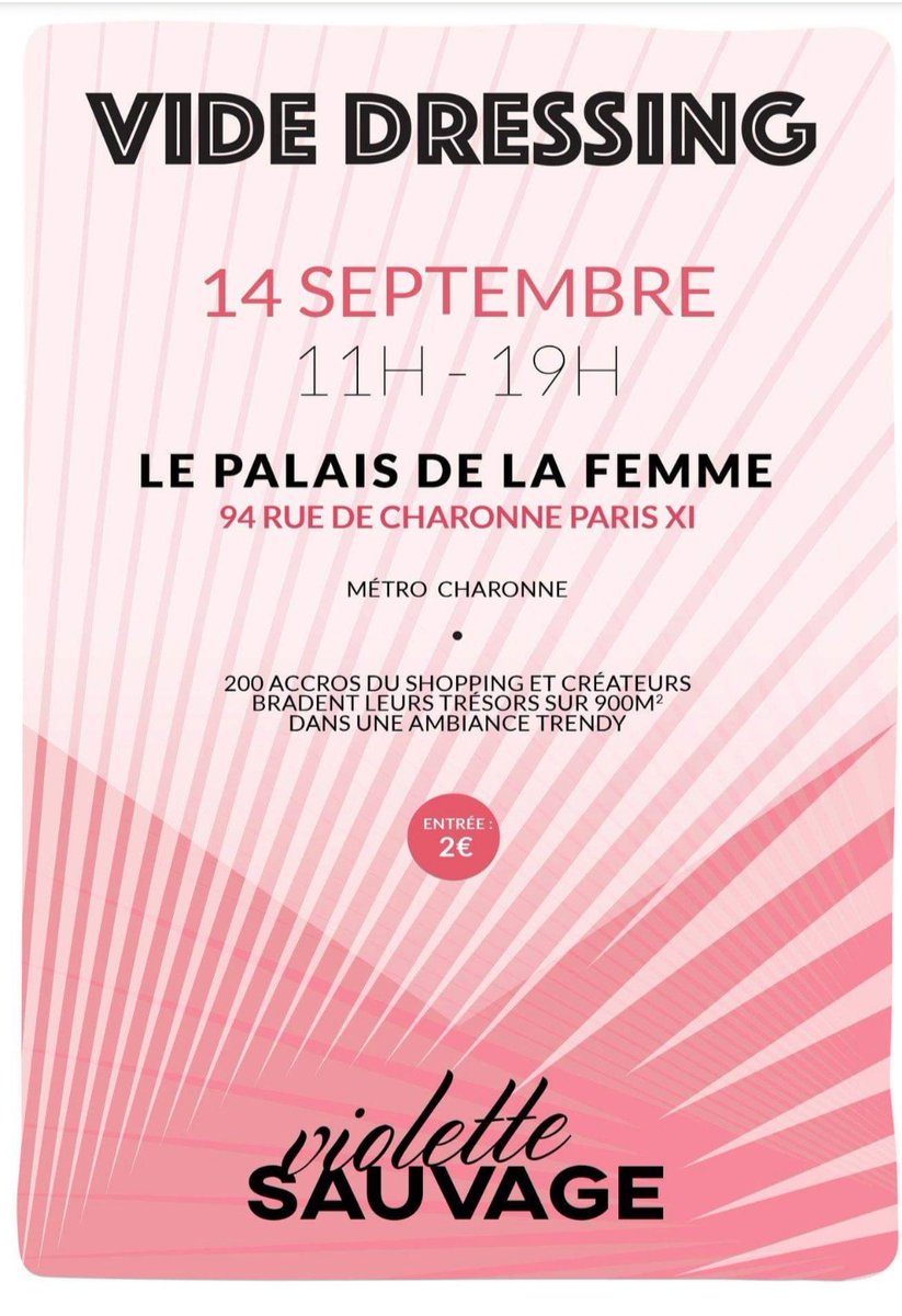 Inscriptions ouvertes
violettesauvage.fr/vide-dressing-…
