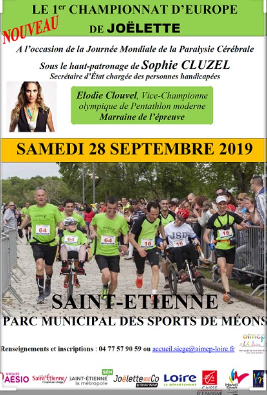 ArtiguesGilles's tweet photo. Demain à @saint_etienne_...
Venez vivre avec nous cet événement soutenu par notre équipe municipale dans le cadre d’ « une ville en partage ».
#Handicap #joelette #AIMCP https://t.co/xCaSWTTgF8