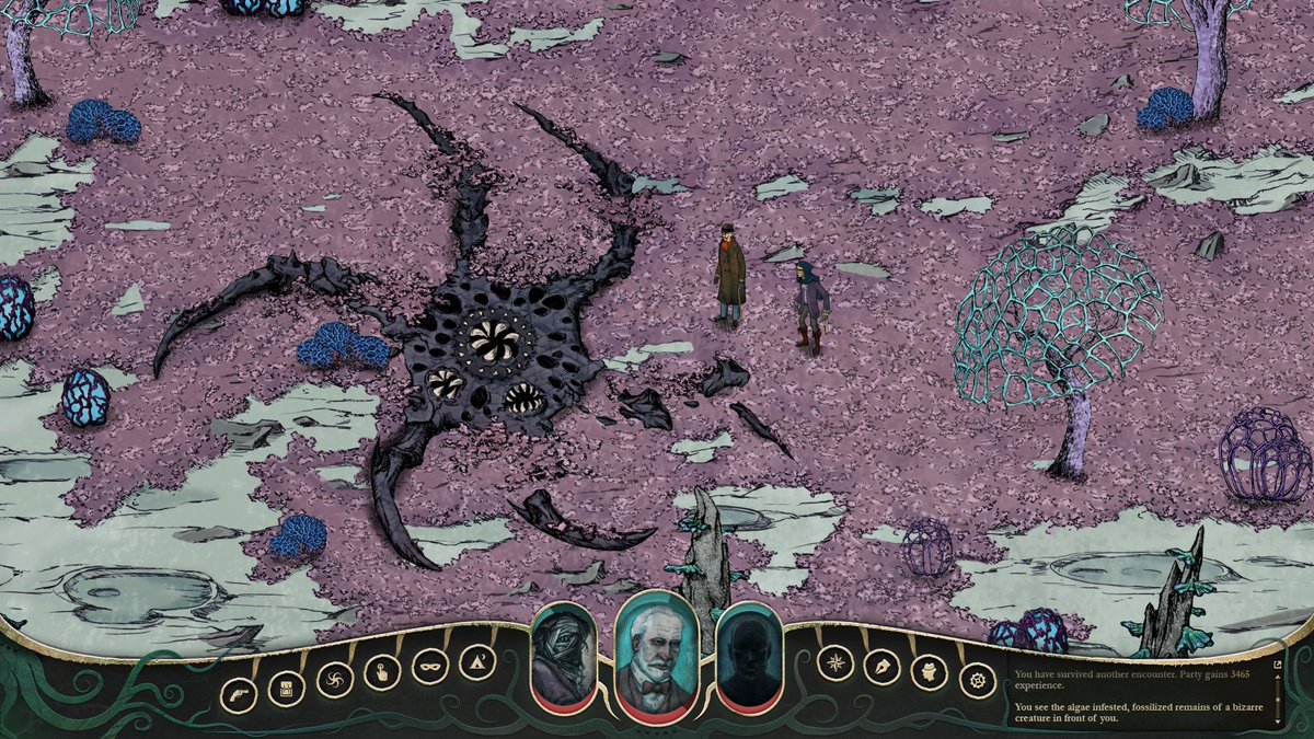 laurabutwhy's tweet image. It takes quite the game to surprise us.
#Stygian did, with its beautiful hand-drawn assets, catching us unaware to throw us in this perfectly written Lovecraftian cRPG filled with dark humor and ungodly creatures.
And we don't wanna leave. Ever.
Outstanding job, @stygianthegame!