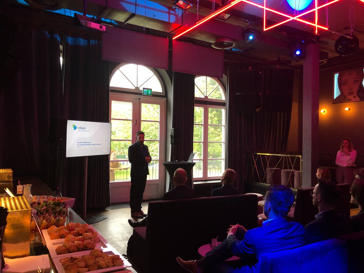 coliquio's tweet photo. Auch die Teilnehmer unserer letzten coliquio Lounge des Jahres im Club Le Panther in #FFM konnten Lösungen für ihr Daily Business und #agileinsights mitnehmen. Wir bedanken uns bei allen Teilnehmern für den tollen Austausch! https://t.co/rL7v1blK9S