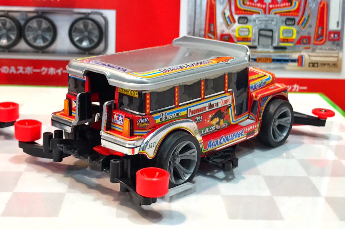 タミヤ新製品】『ミニ四駆ジプニー(FM-Aシャーシ) 』🇵🇭フィリピンの