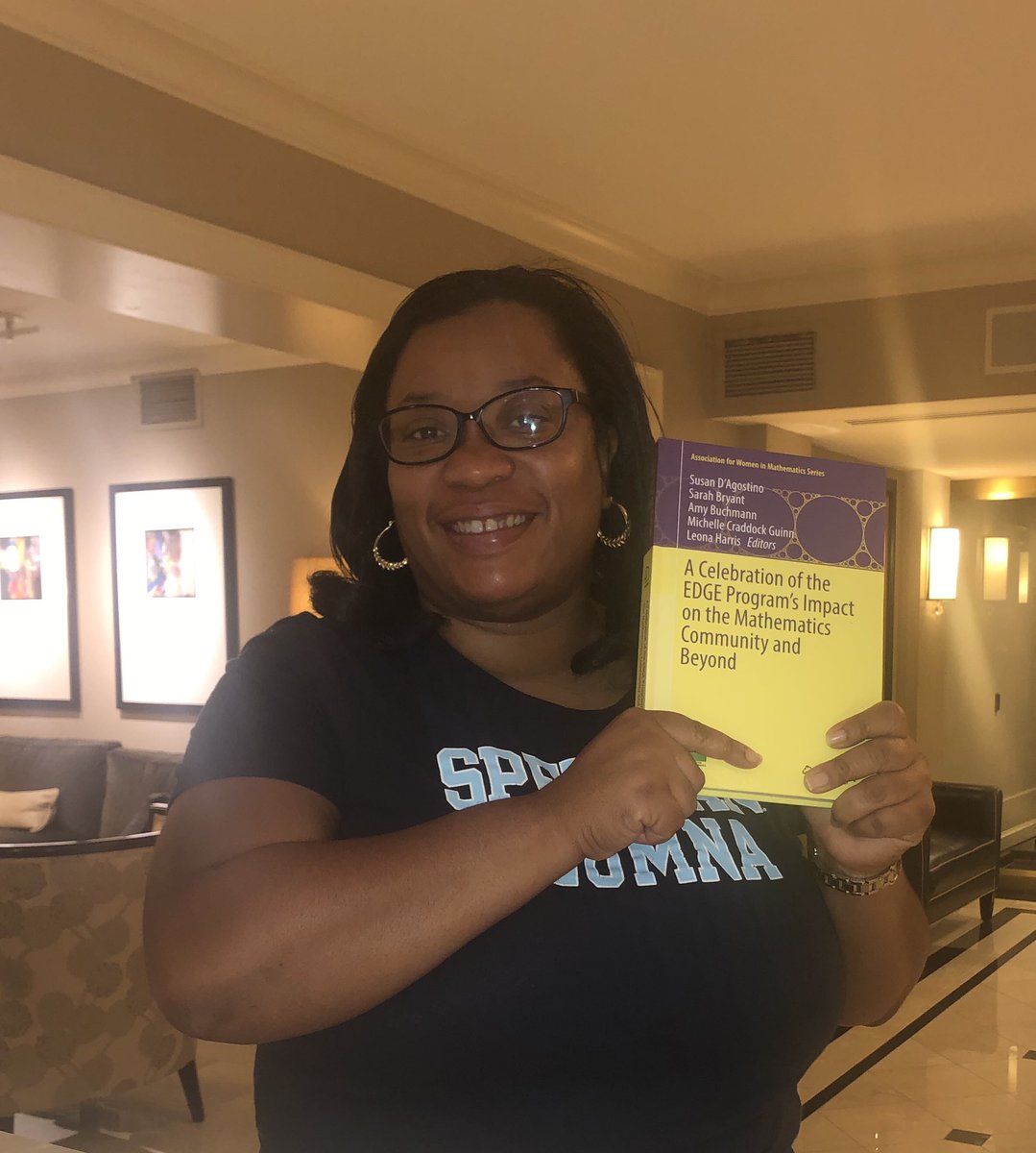 DrLeona's tweet photo. This is what an excited editor/author looks like when she is touching her book for the first time!!!! Oh my God! It is real! This was such a labor of love and an amazing experience to work with such a phenomenal group of women! My Editorial Board rocks! https://t.co/MM31f7qZRU