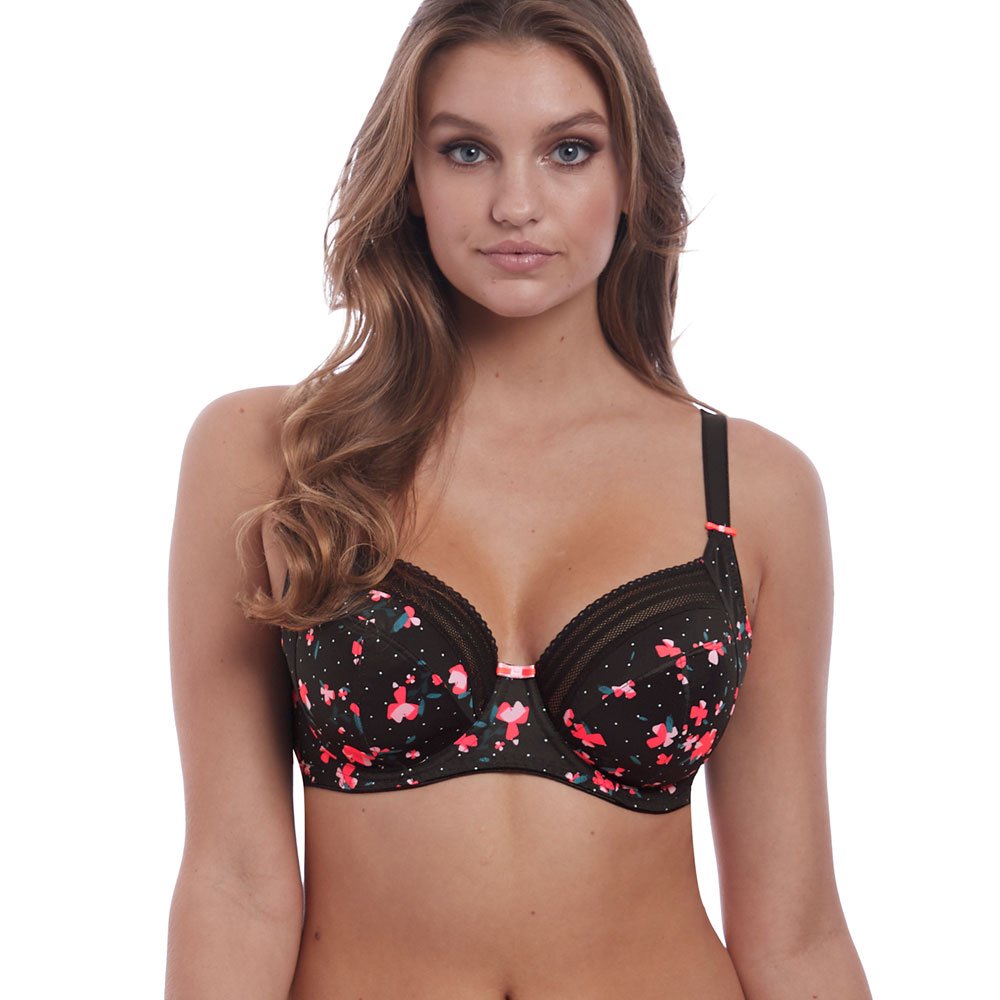 Bra_Shop_Prom's tweet photo. Say hello to the new Viva Side Support Bra in Black with pretty floral print from #FreyaLingerie. £32.00 and available in sizes DD-G 💖 https://t.co/X7VczwEMQW #brafittingexperts https://t.co/SbhIo1D8Kw