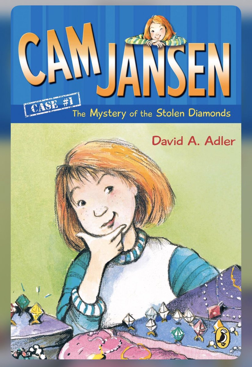 “Click!” Have fun solving mysteries with Cam Jansen and her amazing memory. This week Rebecca’s Mission recommends “Cam Jansen” by David A. Adler #read #rebeccasmission #nonprofit #rmrecommends