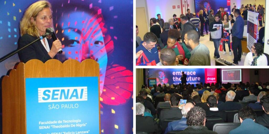 drupa's tweet photo. Our #PrintPromotion tour continues: This week we travelled to Brazil and presented #drupa2020 with @VDMAonline and @abtg_grafica. Now, we can't wait to welcome approx. 5,000 Brazilian attendees at #drupa's next edition! But first we'll stop in Santiago de Chile and Buenos Aires. https://t.co/PB1gkPTNAu
