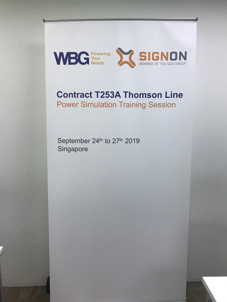 wiredboxgroup's tweet photo. Thomson's Line Stage 4 and 5 teams freshly trained in Traction Power Simulation Sinanet software. We thank our customer #guthrie engineering and #LTA for entrusting us. #guthrierengineering #LTA #Signon #WBG #simulation #Tractionpower #engineering #railway https://t.co/aa6XXaYkqK
