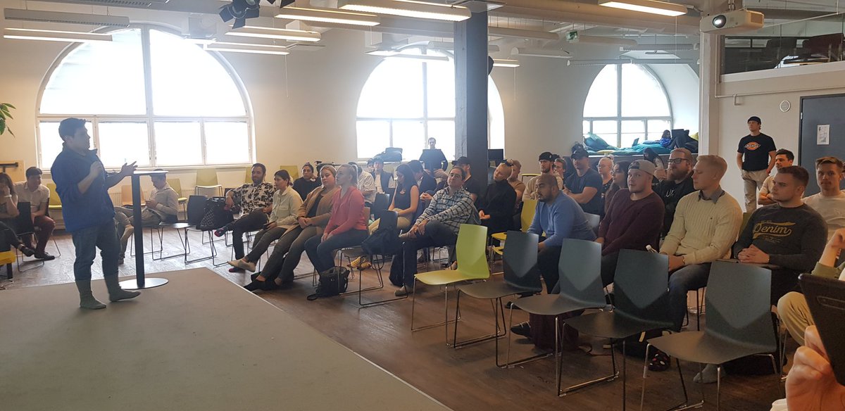 virpifinland's tweet photo. Seminario final de los estudiantes de @feeudp &amp; @ProaFI. Hacemos una diferencia! #sharingiscaring #tamk_uas #FEEUDP https://t.co/6N8duFGLUO