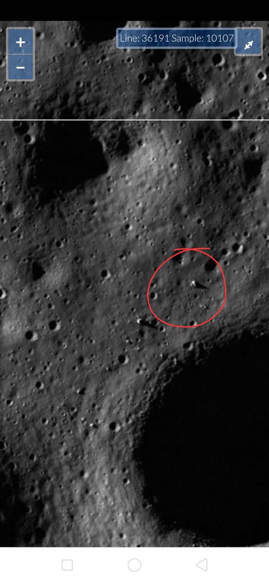 sabavatchandu's tweet photo. Found these different objects on NASA moon pic Are these what we are looking for? #VikramLander #ISROMission #NASA https://t.co/FkRfTwjZEs