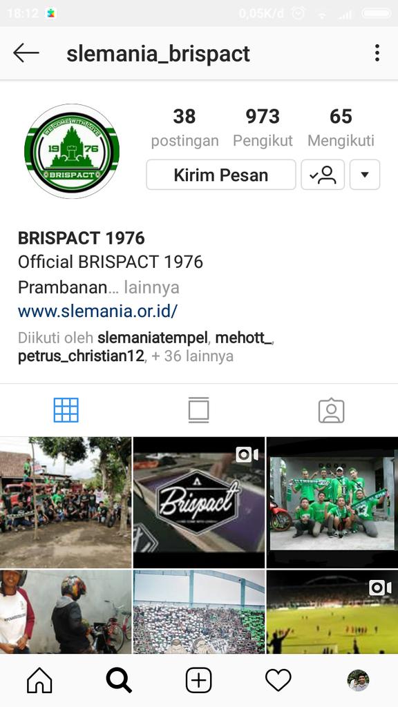 brispact1976's tweet photo. @EL84042715 @PSSleman Ini akun IG brispact yg real 👌 selain ini fake akun 🙏 https://t.co/QfRJKTpsgp