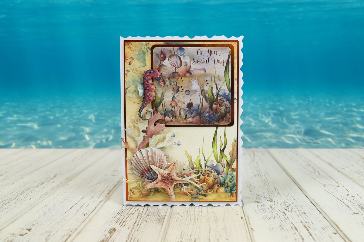 stephaniecraft's tweet photo. Did you miss the launch of Kanban Crafts Watercolour Mermaids this morning? 🙈

Don't worry, it will also be on Create &amp; Craft TV at 2pm and 8pm tonight!

Did you purchase your kit this morning? 😍
#kanbancrafts #paperkit #cardmaking https://t.co/SuLIjSbt4V