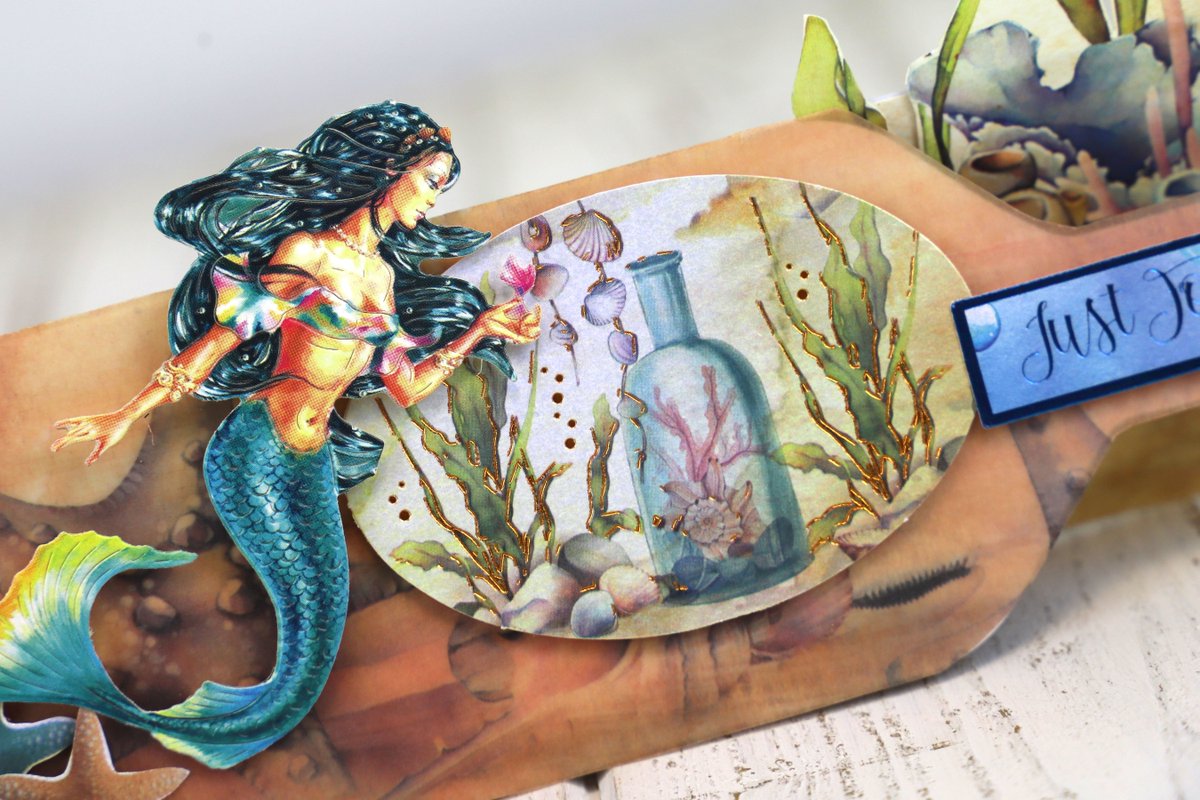 stephaniecraft's tweet photo. Did you miss the launch of Kanban Crafts Watercolour Mermaids this morning? 🙈

Don't worry, it will also be on Create &amp; Craft TV at 2pm and 8pm tonight!

Did you purchase your kit this morning? 😍
#kanbancrafts #paperkit #cardmaking https://t.co/SuLIjSbt4V