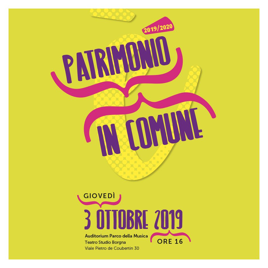 Sei un dirigente scolastico, un docente o un rappresentante scolastico? Giovedì #3ottobre alle ore 16 sei invitato alla presentazione del nostro catalogo dell'offerta didattica gratuita A.S. 2019/2020 presso l'<a href="/AuditoriumPdM/">Auditorium PdM</a>.
Scopri come partecipare: museiincomuneroma.it/it/node/1005623