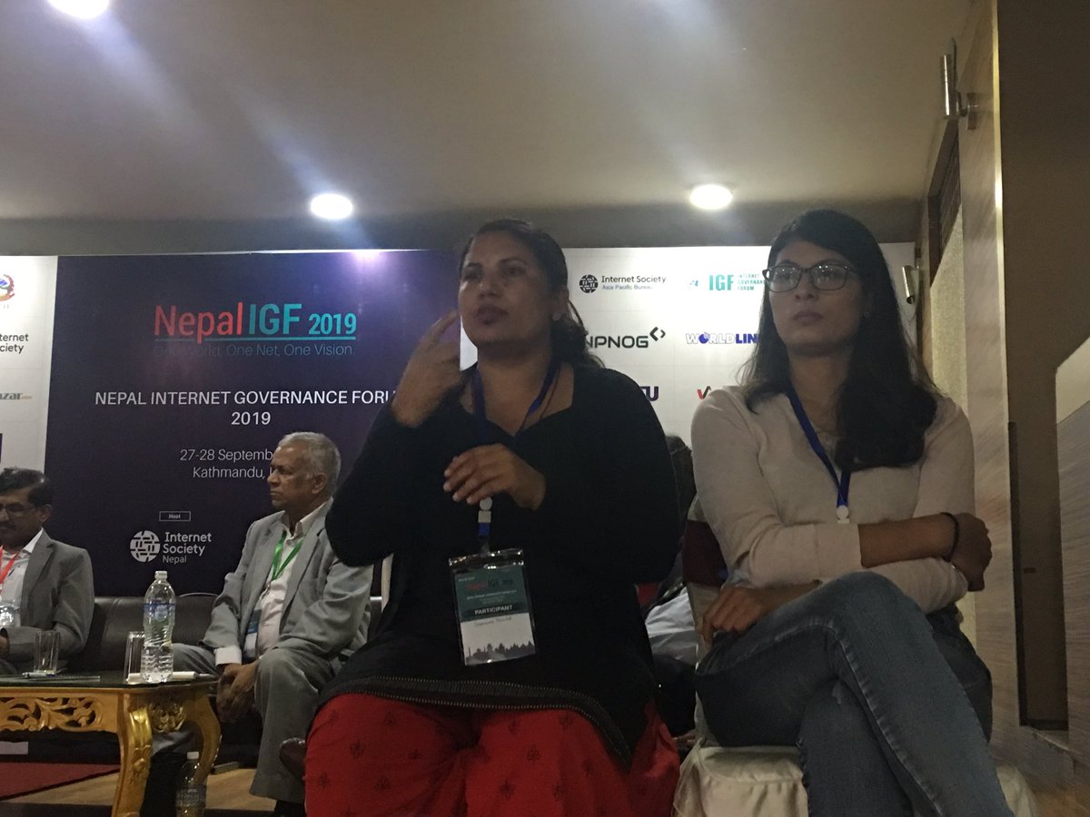 Usage of sign language @nepaligf2019