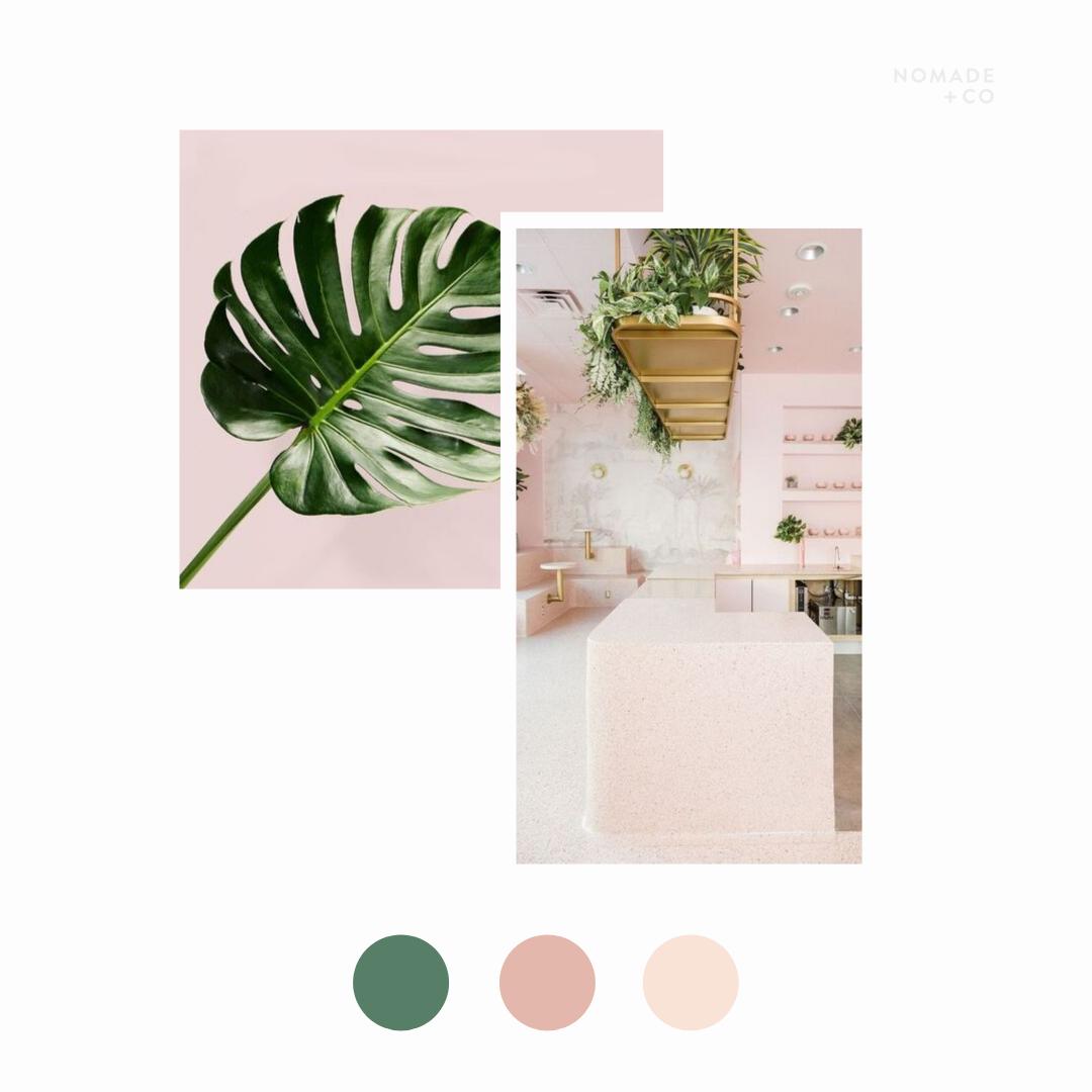 nomade_co's tweet photo. Este hermoso Moodboard está inspirado en el trabajo que hicimos hace poco para MEF HairStudio✨ Nos encantó trabajar con ella y amamos la paleta de colores que eligió para su marca! #NomadeCo https://t.co/2xIH3IJTqv