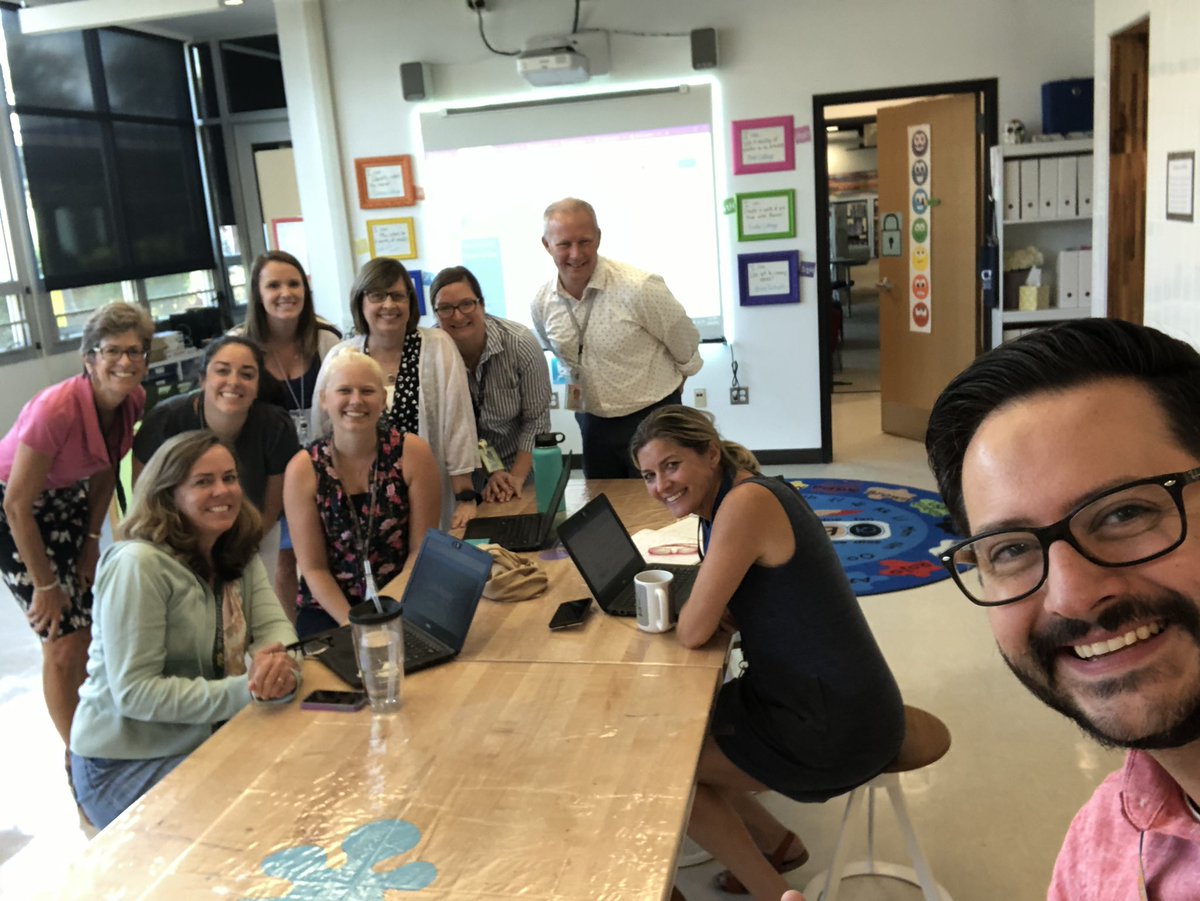 TechWithMatt's tweet photo. Successful Impact Team meeting at #CrestviewES! Can’t wait to see what this group come up with this year! #ImpactHCPS #ProfessionalLearning @jgdrake8 @JonWirsing @CrestviewLib https://t.co/7Zzj3Fjavj