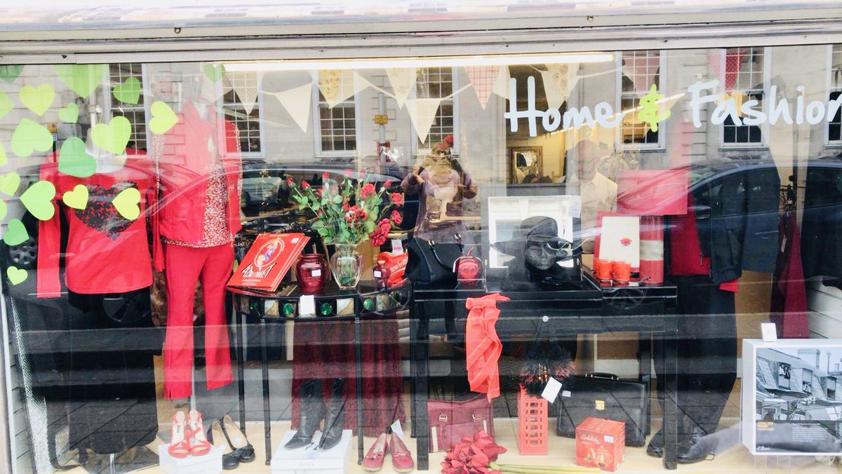LewesSTPJH's tweet photo. What better way to turn heads....by going RED! Our newest window display in our lovely Lewes fashion shop now incorporating a beautiful red and black window display.....come on down.....we have new stock every day! ( sorry about the glass reflection) ❤️❤️❤️❤️❤️❤️ #StpeterStjames https://t.co/gXm96SmRZe
