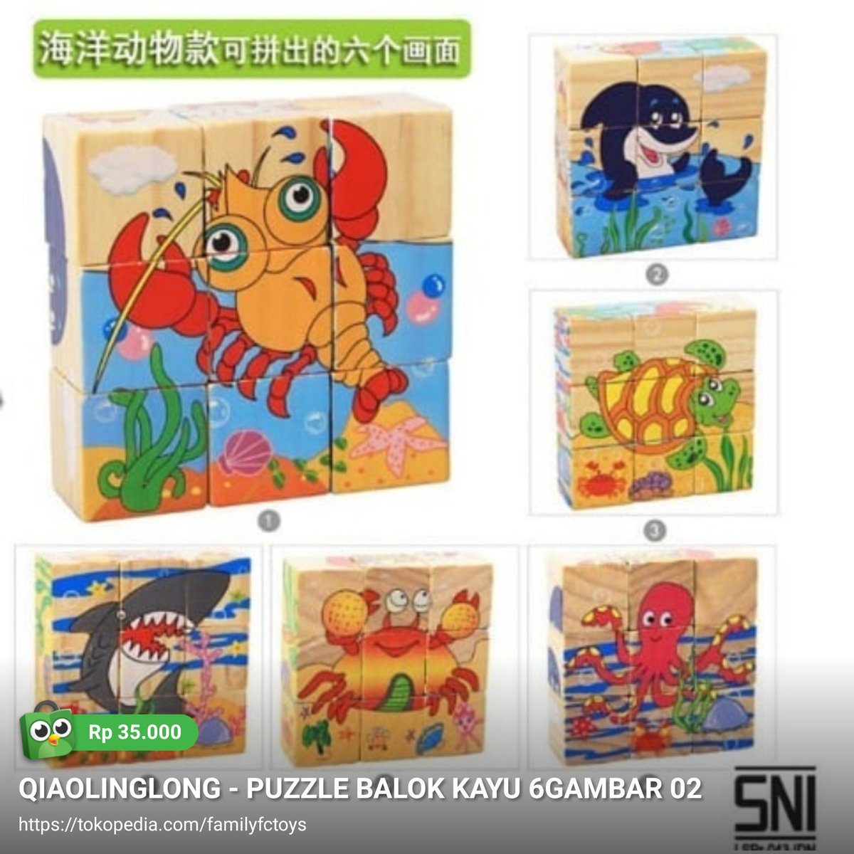 Temukan QIAOLINGLONG - PUZZLE BALOK KAYU 6GAMBAR 02 seharga Rp 35.000 hanya di Tokopedia!
tokopedia.link/8iJU4f04j0