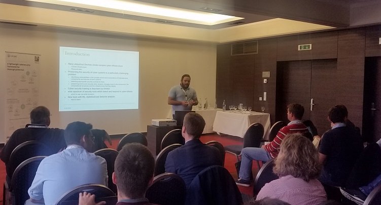 ArrestThreat's tweet photo. Othonas Soultatos on "The THREAT-ARREST Cyber-Security Training Platform" at #esorics2019 #MSTEC https://t.co/8ELDdJXsB3
