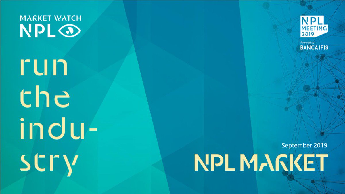 MaddiGanz's tweet photo. #nplmeeting Nuova ed. #MarketWatch #NPL di #BancaIFIS. Dal 2015 ad agosto 2019 le banche hanno ceduto 166mld di #nonperformingloans e 11mld di #UTP. 177mld sono in gestione a società e #servicer più 164mld di NPE ancora a bilancio delle banche: 90mld di Bad Loan e 74mld di UTP. https://t.co/GalND56tFU