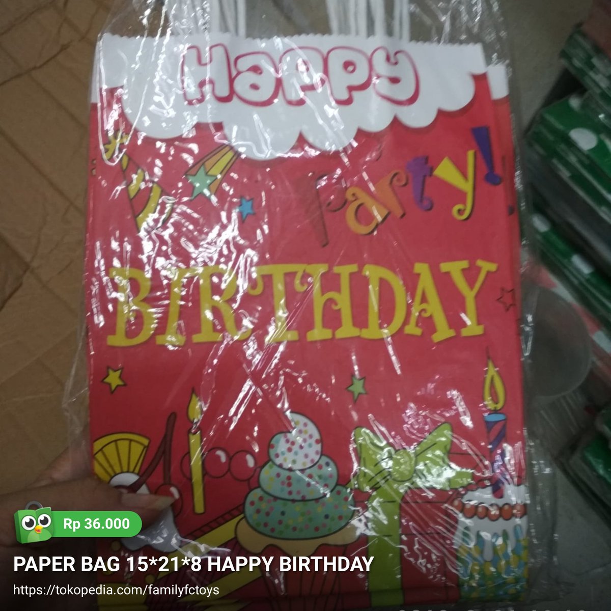 Temukan PAPER BAG 15*21*8 HAPPY BIRTHDAY seharga Rp 36.000 hanya di Tokopedia!
tokopedia.link/WvMdYn54j0