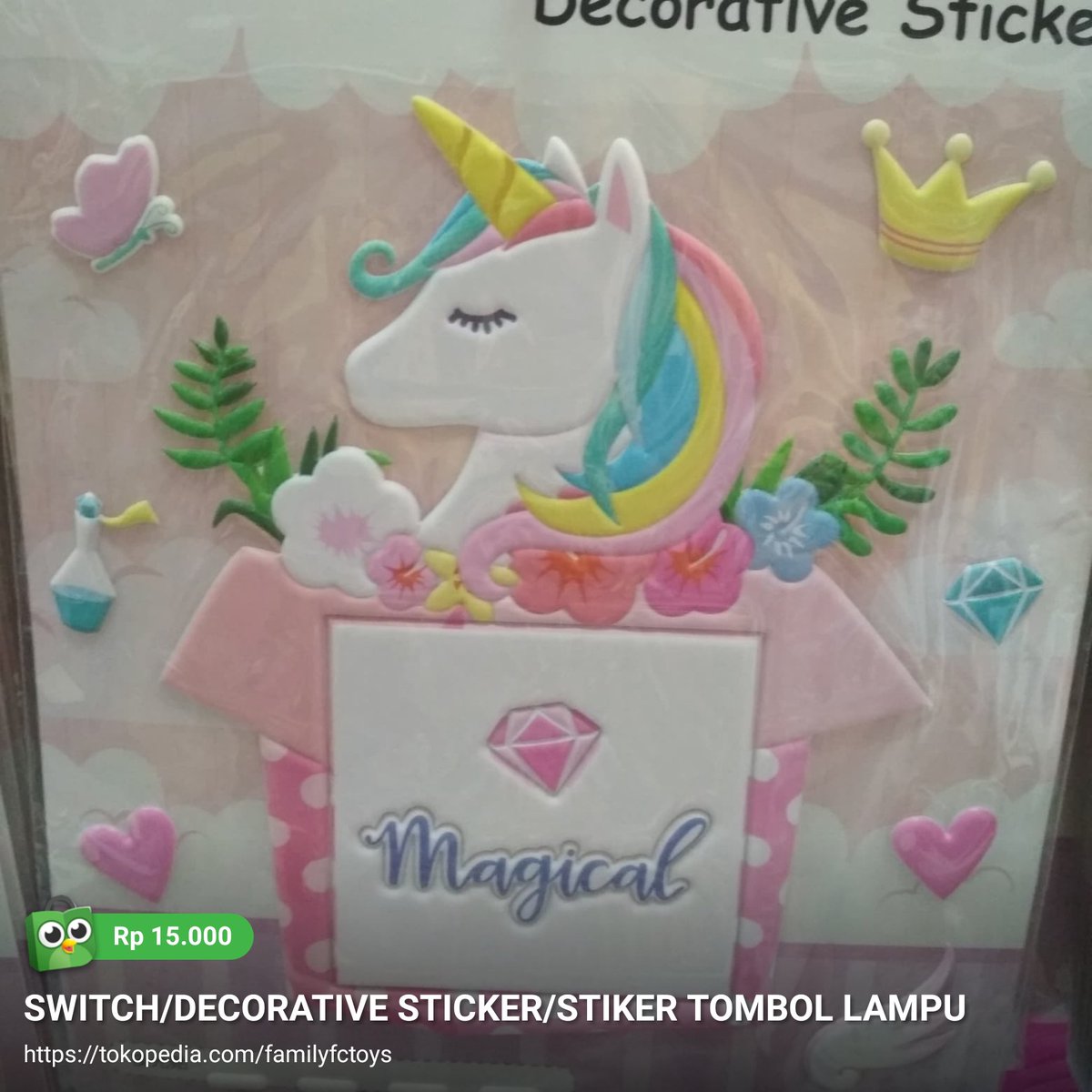 Temukan SWITCH/DECORATIVE STICKER/STIKER TOMBOL LAMPU seharga Rp 15.000 hanya di Tokopedia!
tokopedia.link/iaBav174j0